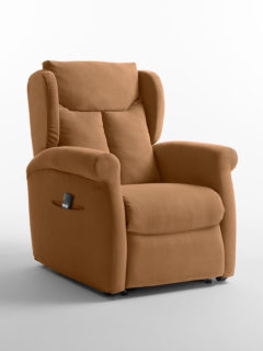 Schienale B in fibra antidecubito, portata massima 190Kg