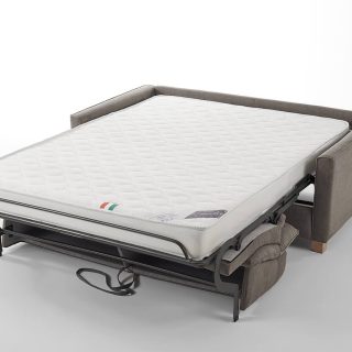 Divano letto Bogart, letto aperto