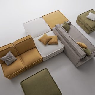 Divano letto Young, composizione