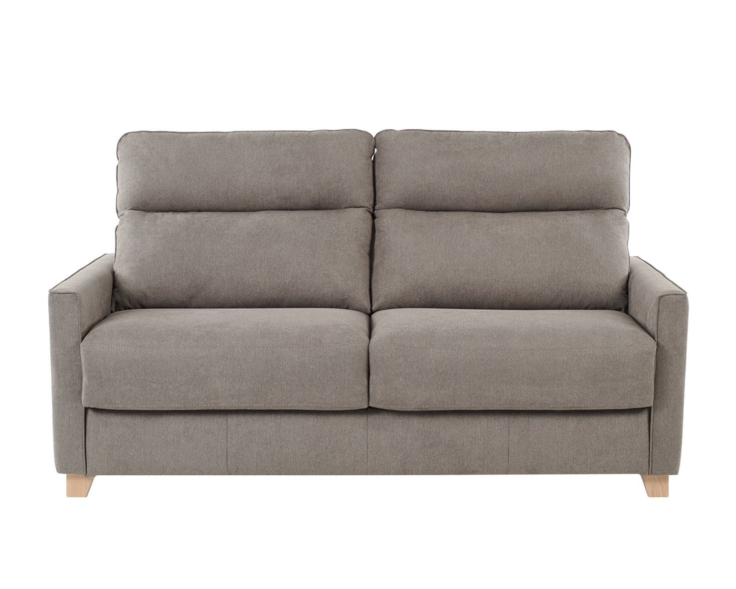 BOGART CLASS 7, 3 POSTI CONV. MAT.140X196 H 17, PIEDI IN LEGNO COL. NATURALE IN TESSUTO QUEENS COL. PETROL