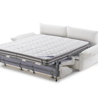 Divano letto Dobble, letto aperto
