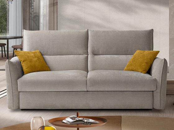 Divano letto aker con sfondo