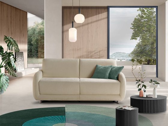 divano letto sunny con ambientazione